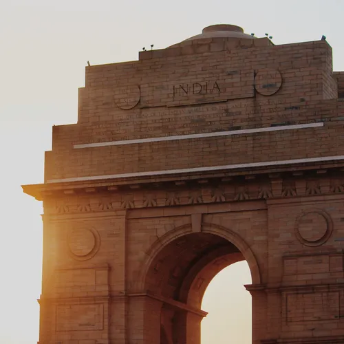 India Gate in the city of Delhi